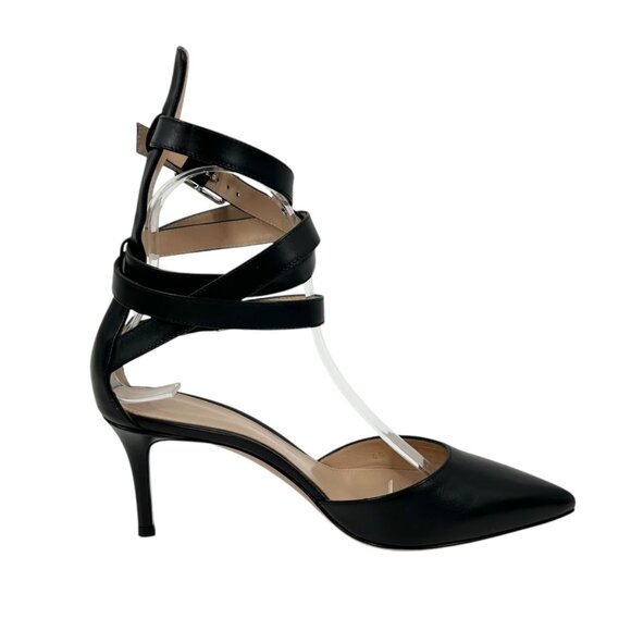 NWB Gianvito Rossi D'Orsay Pointed Toe Strappy Heels - Picture 4 of 12